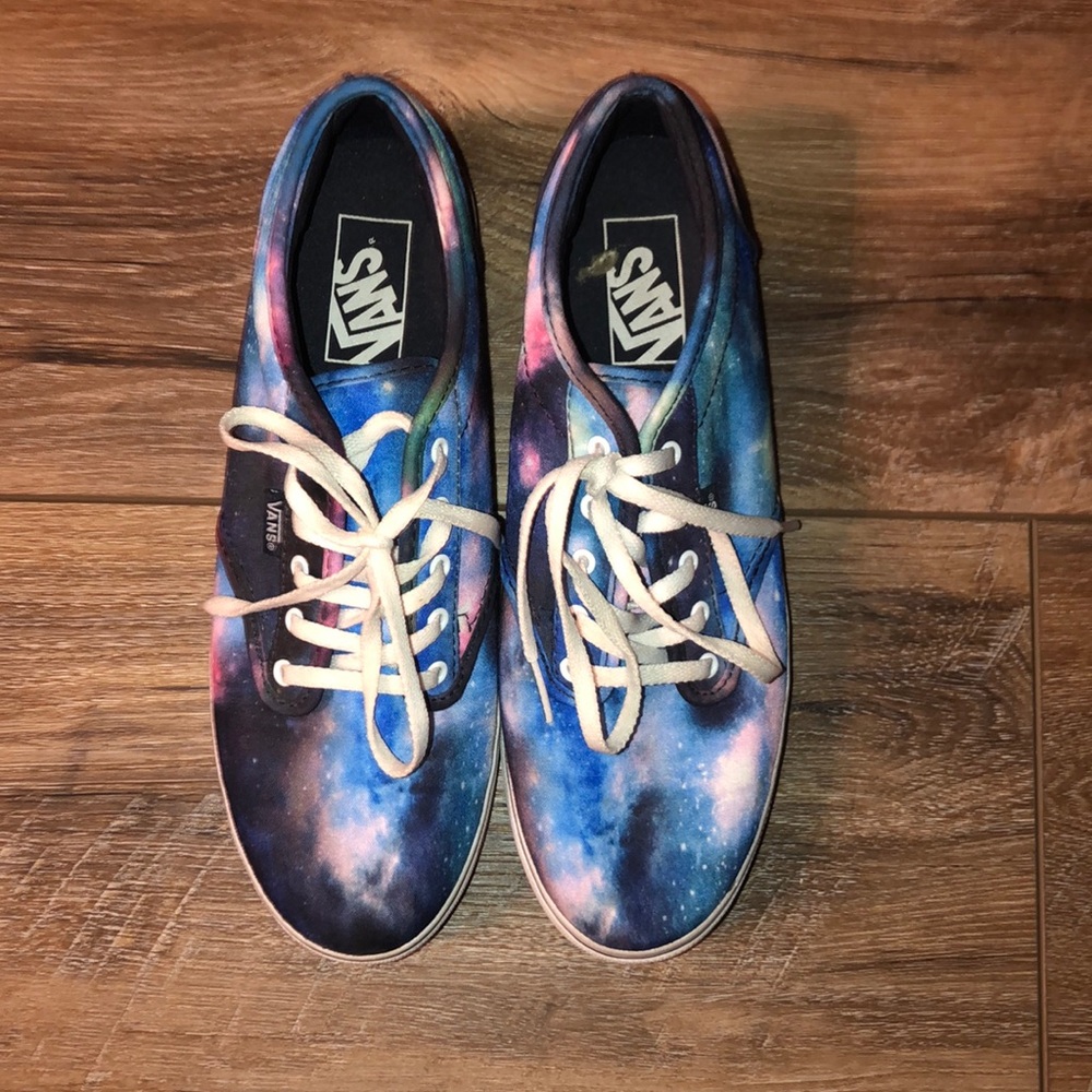 women’s cosmic galaxy vans